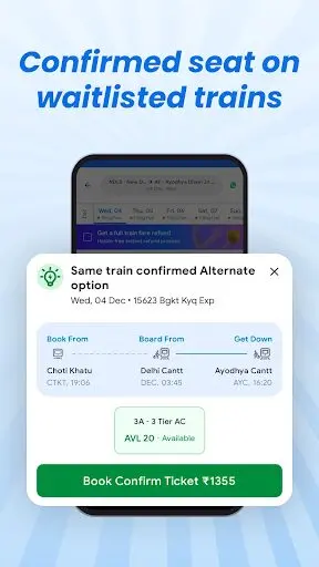 ixigo Train, Bus, Metro Ticket screenshot