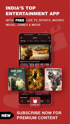 JioTV: Live TV, OTT & Catch-up screenshot