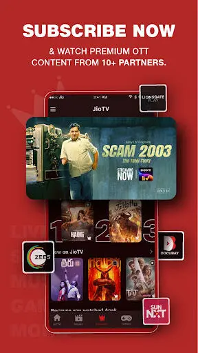 JioTV: Live TV, OTT & Catch-up screenshot
