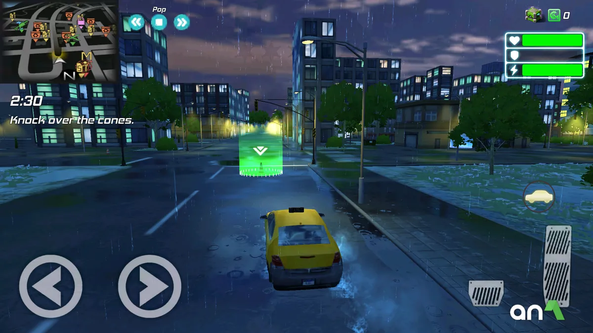 Rope Frog Ninja Hero Car Vegas screenshot